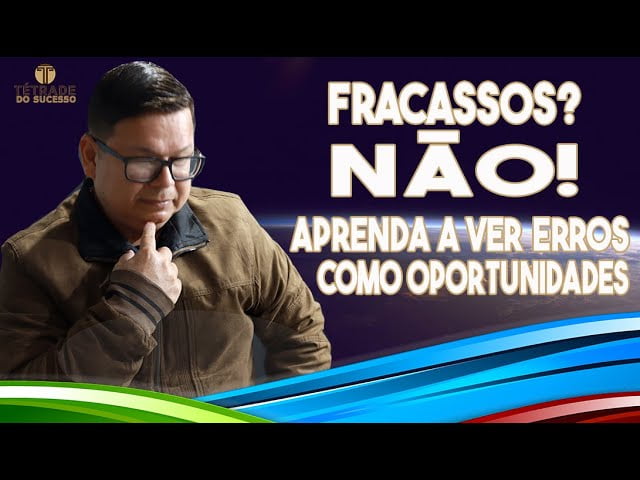 Em vez de ver os <b style="color: #c7a36c">ERROS </b>como fracassos, veja-os como <b style="color: #c7a36c">oportunidade de aprendizado.