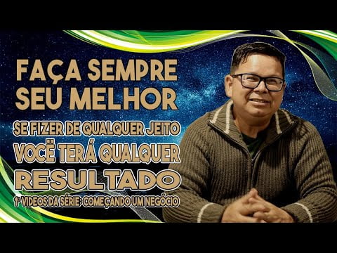 Faça <b style="color: #c7a36c"><strong>SEMPRE o seu melhor</strong></b>, o resto será consequência.